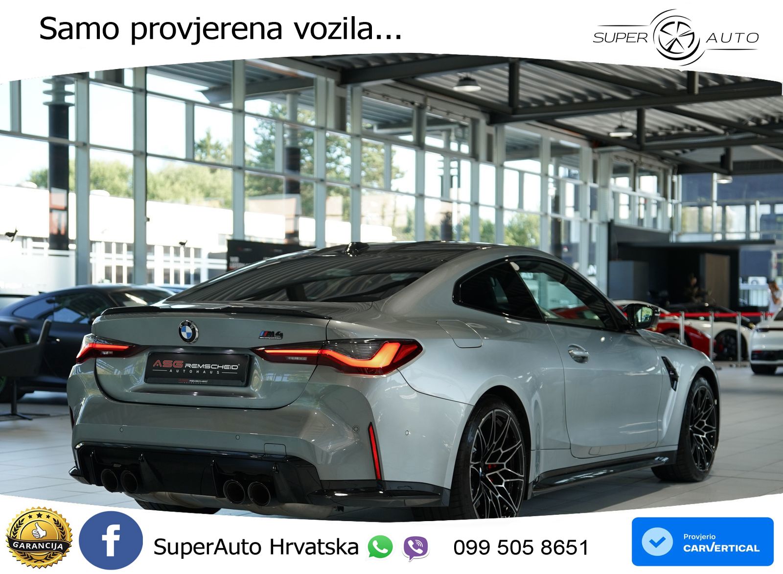 BMW M4 Competition 3.0 (510 KS) Steptronic LED+GR SJED+ACC