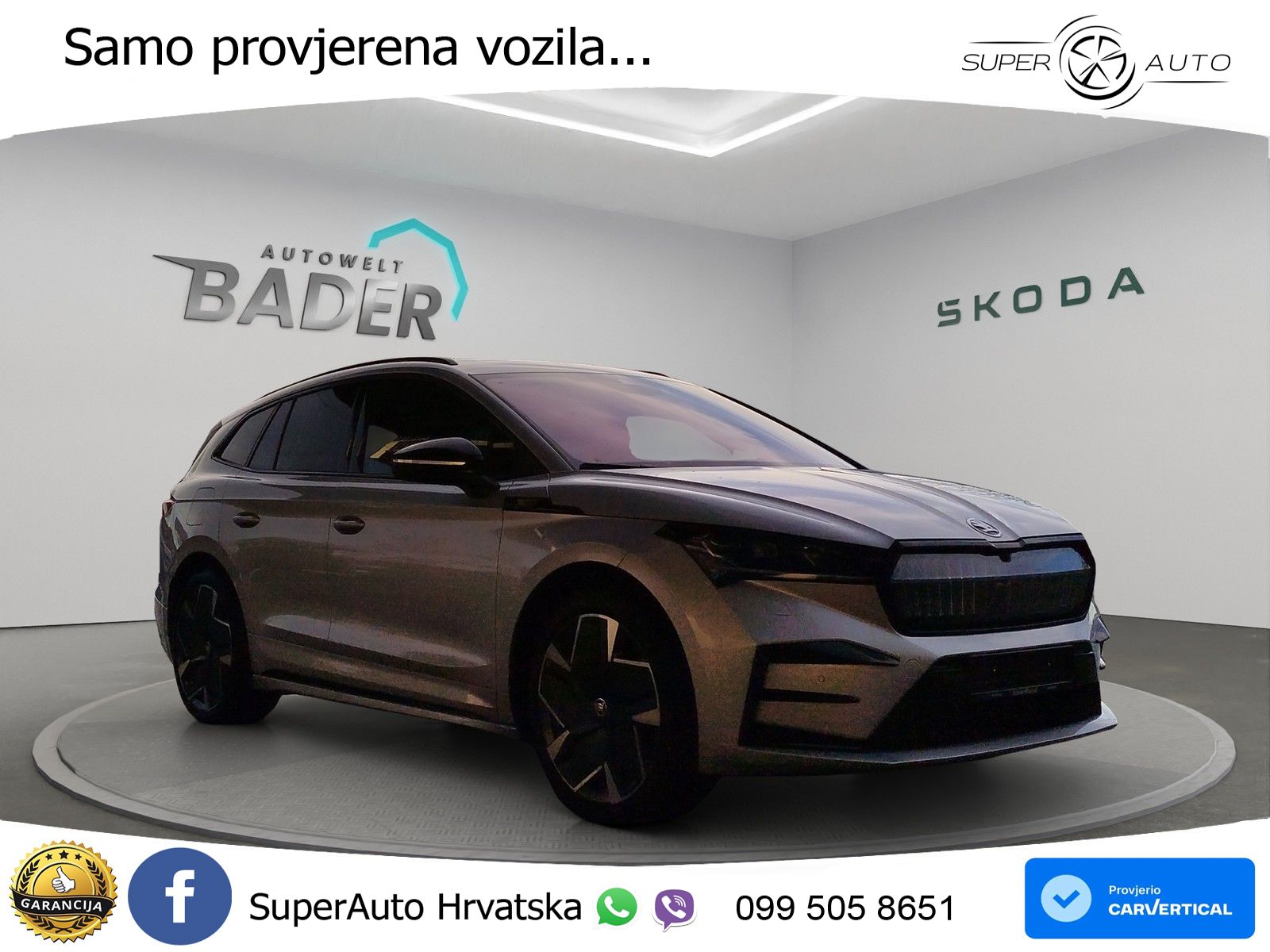 Škoda Enyaq iV RS 82 kWh (340 KS) AWD