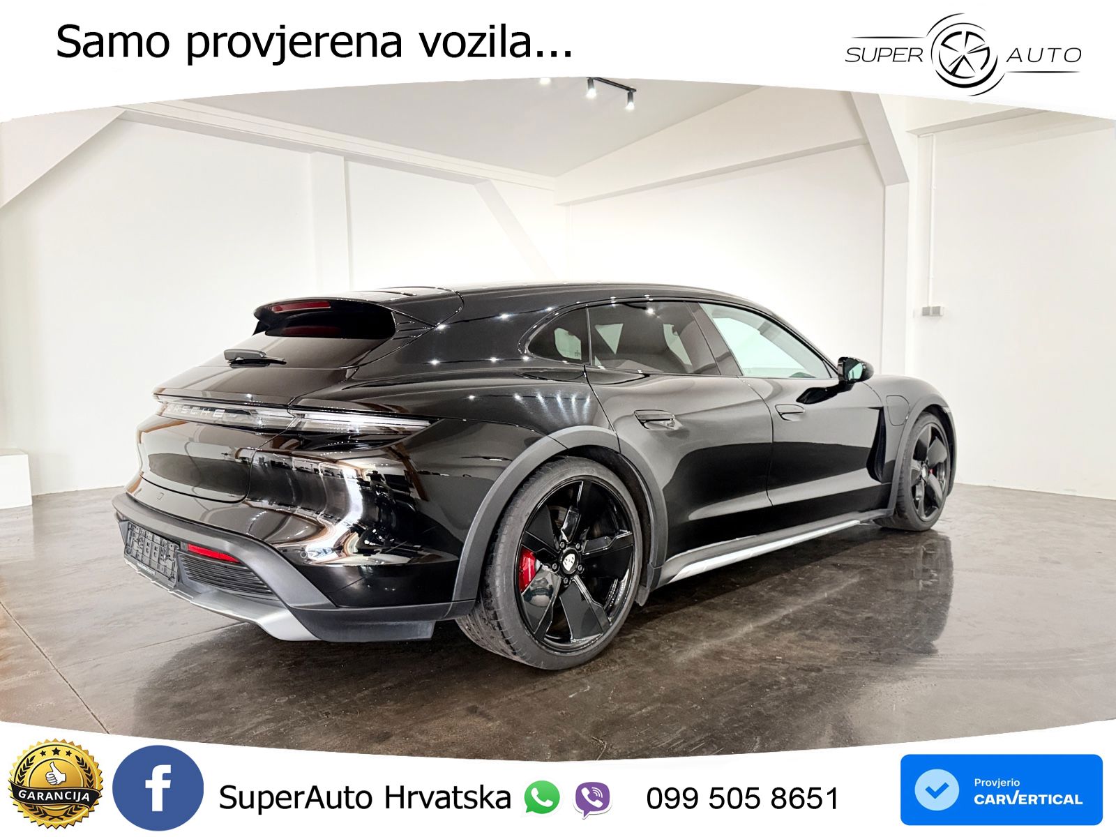 Porsche Taycan Cross Turismo 4S 93.4 kWh (571 KS)