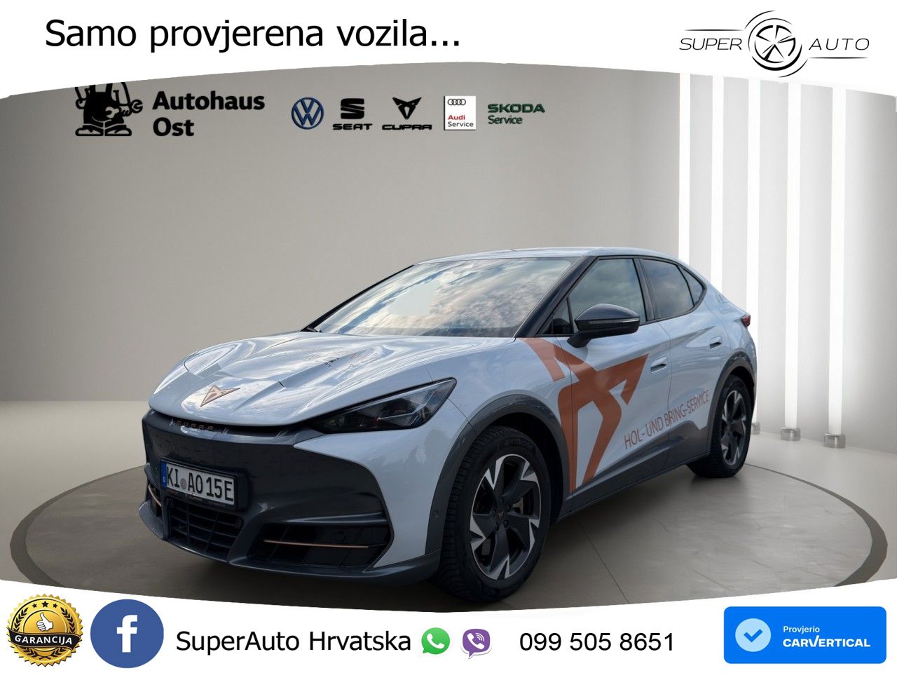 Cupra Tavascan 82 kWh (286 KS) LED+GR SJED+ACC