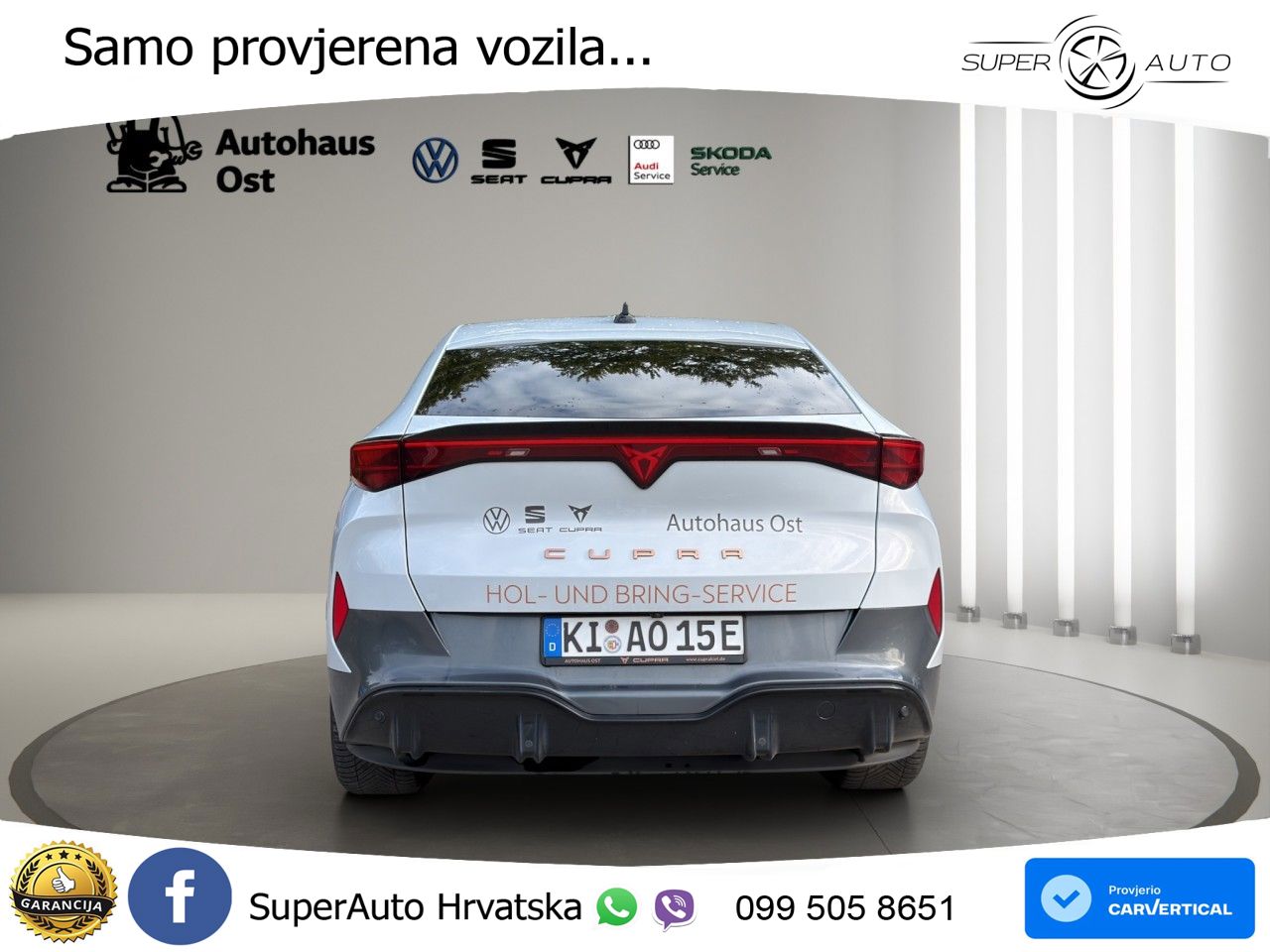 Cupra Tavascan 82 kWh (286 KS) LED+GR SJED+ACC