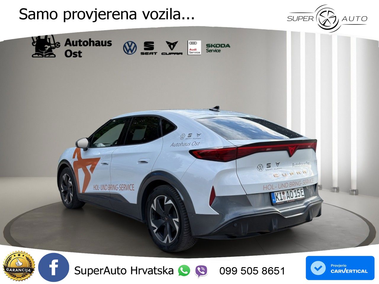 Cupra Tavascan 82 kWh (286 KS) LED+GR SJED+ACC