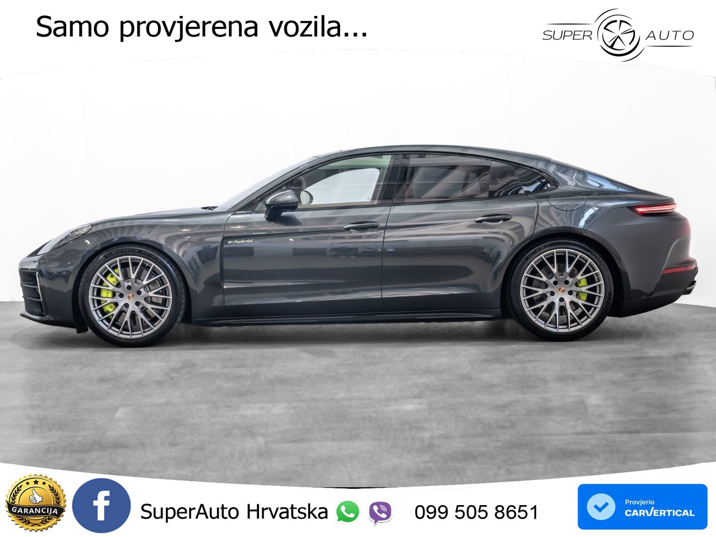 Porsche Panamera 4S 2.9 V6 (544 KS) E-Hybrid PDK LED+GR SJED+ACC