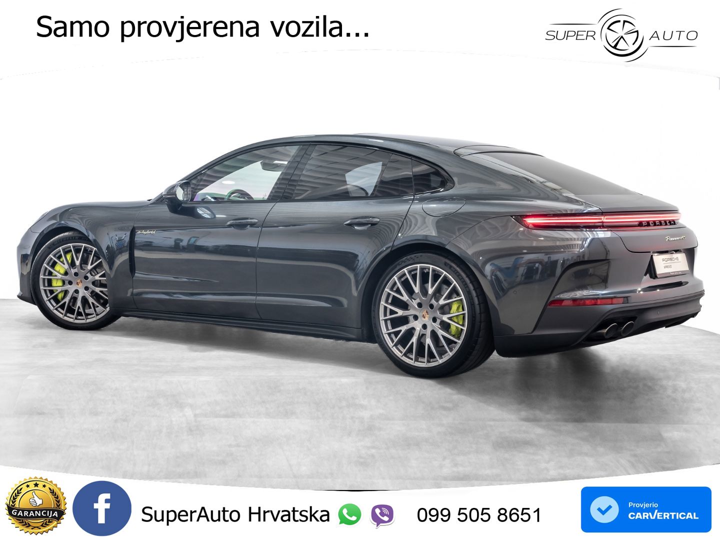 Porsche Panamera 4S 2.9 V6 (544 KS) E-Hybrid PDK LED+GR SJED+ACC
