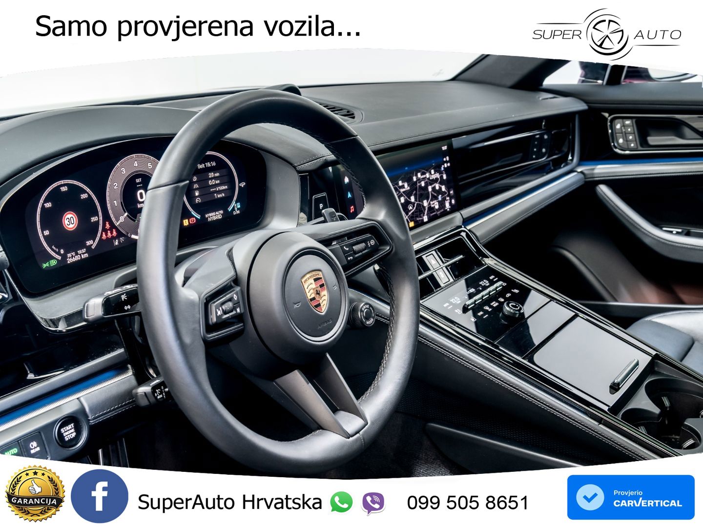 Porsche Panamera 4S 2.9 V6 (544 KS) E-Hybrid PDK LED+GR SJED+ACC