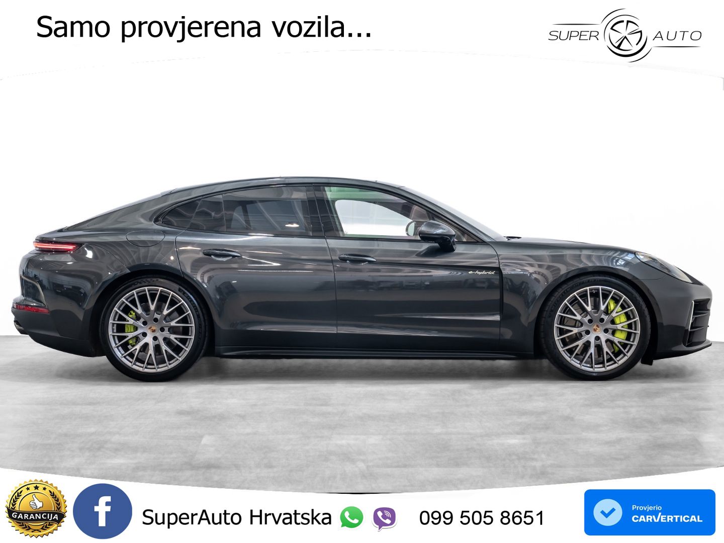 Porsche Panamera 4S 2.9 V6 (544 KS) E-Hybrid PDK LED+GR SJED+ACC