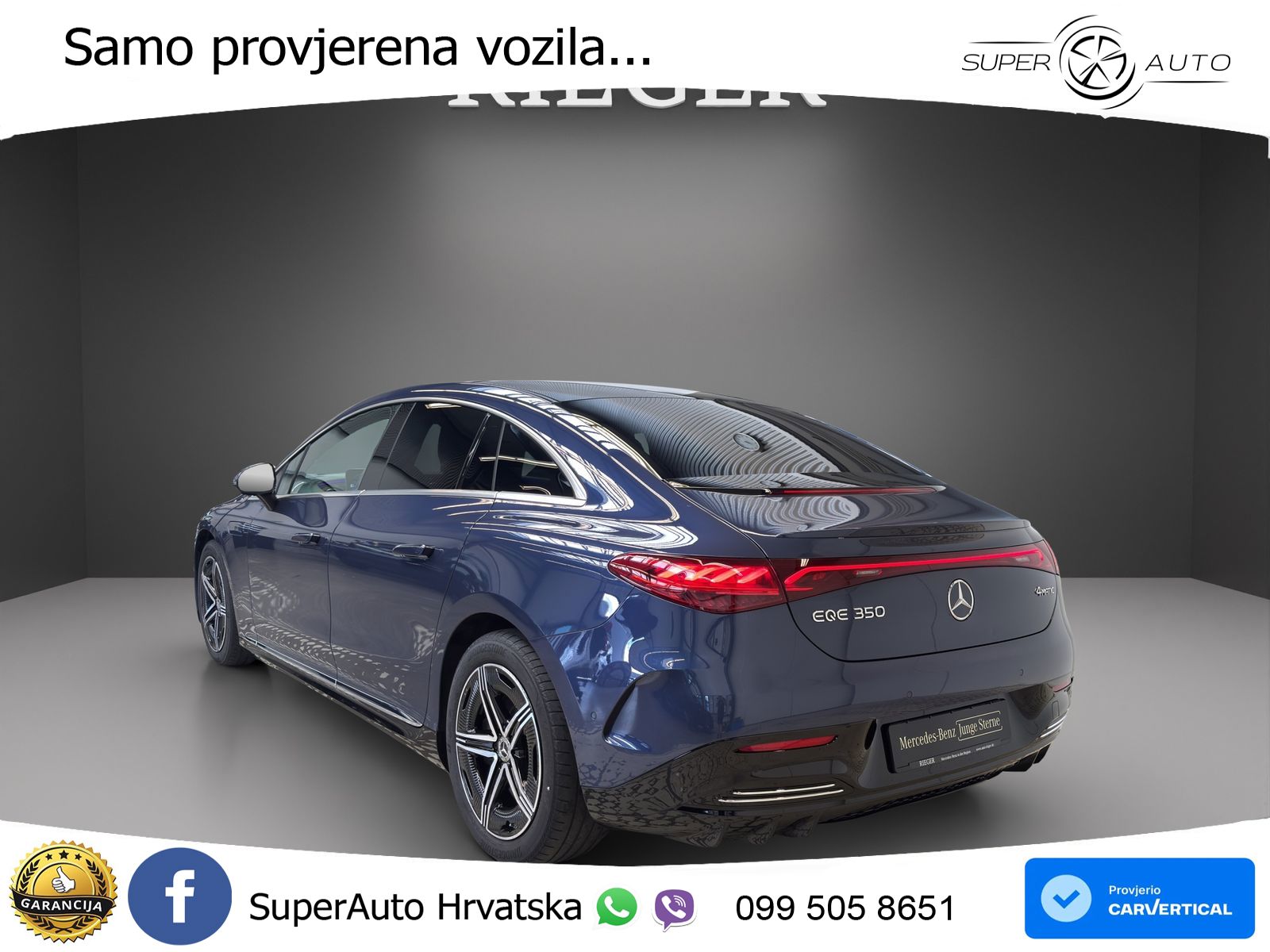 Mercedes EQE 350 98 kWh (292 KS) 4MATIC