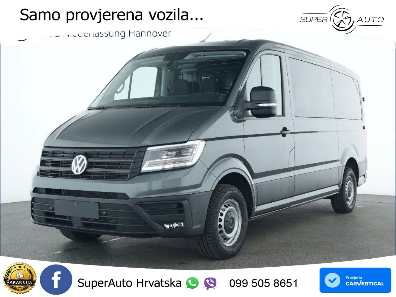 VW Crafter 140 KS LED+GR SJED+ACC