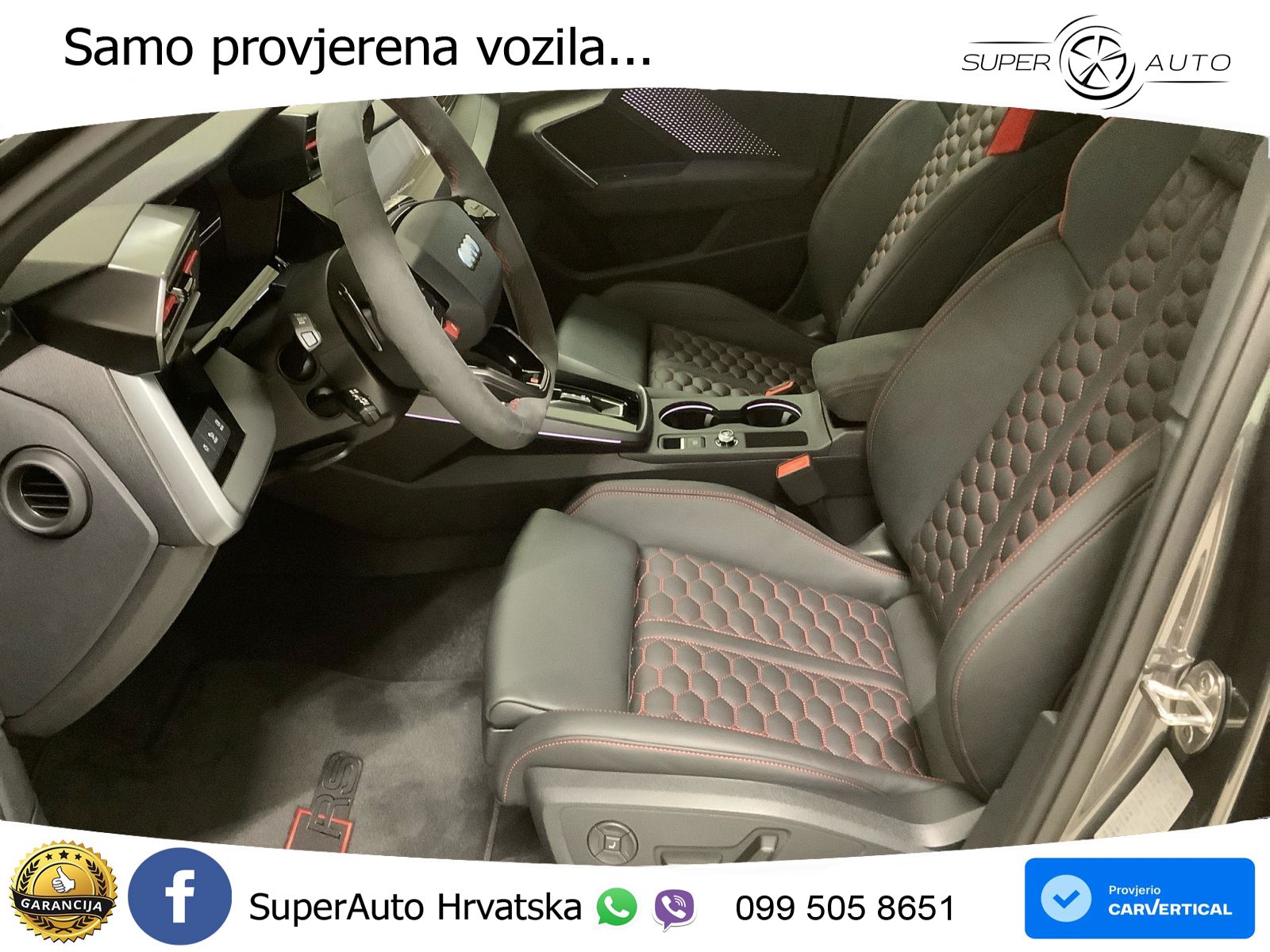 Audi RS3 Sedan 2.5 TFSI (400 KS) quattro S tronic LED+GR SJED+ACC