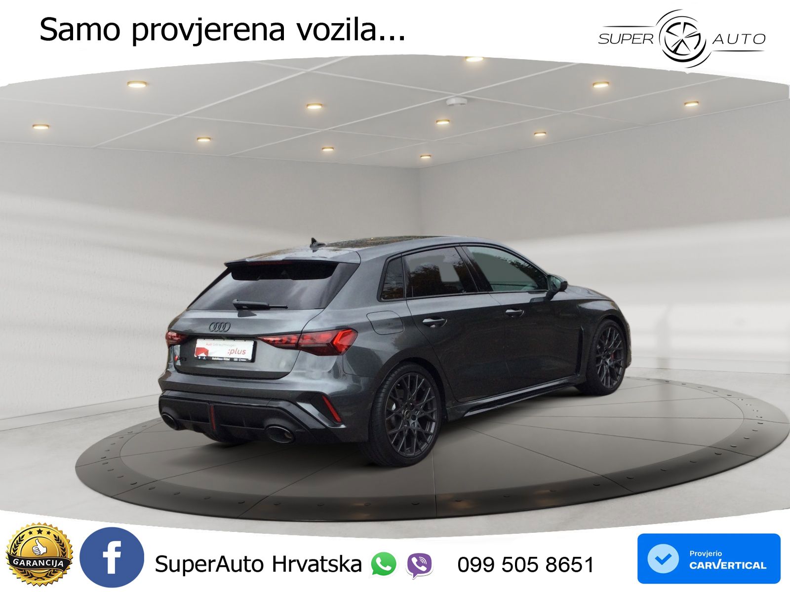 Audi RS3 Sedan 2.5 TFSI (400 KS) quattro S tronic LED+GR SJED+ACC