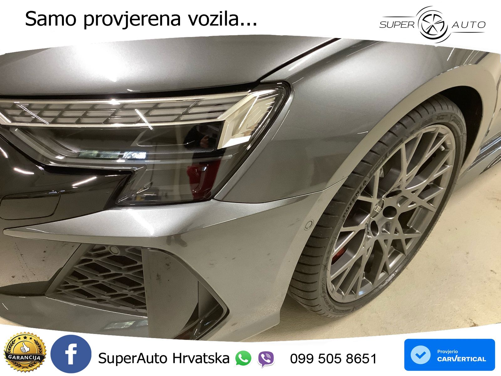 Audi RS3 Sedan 2.5 TFSI (400 KS) quattro S tronic LED+GR SJED+ACC