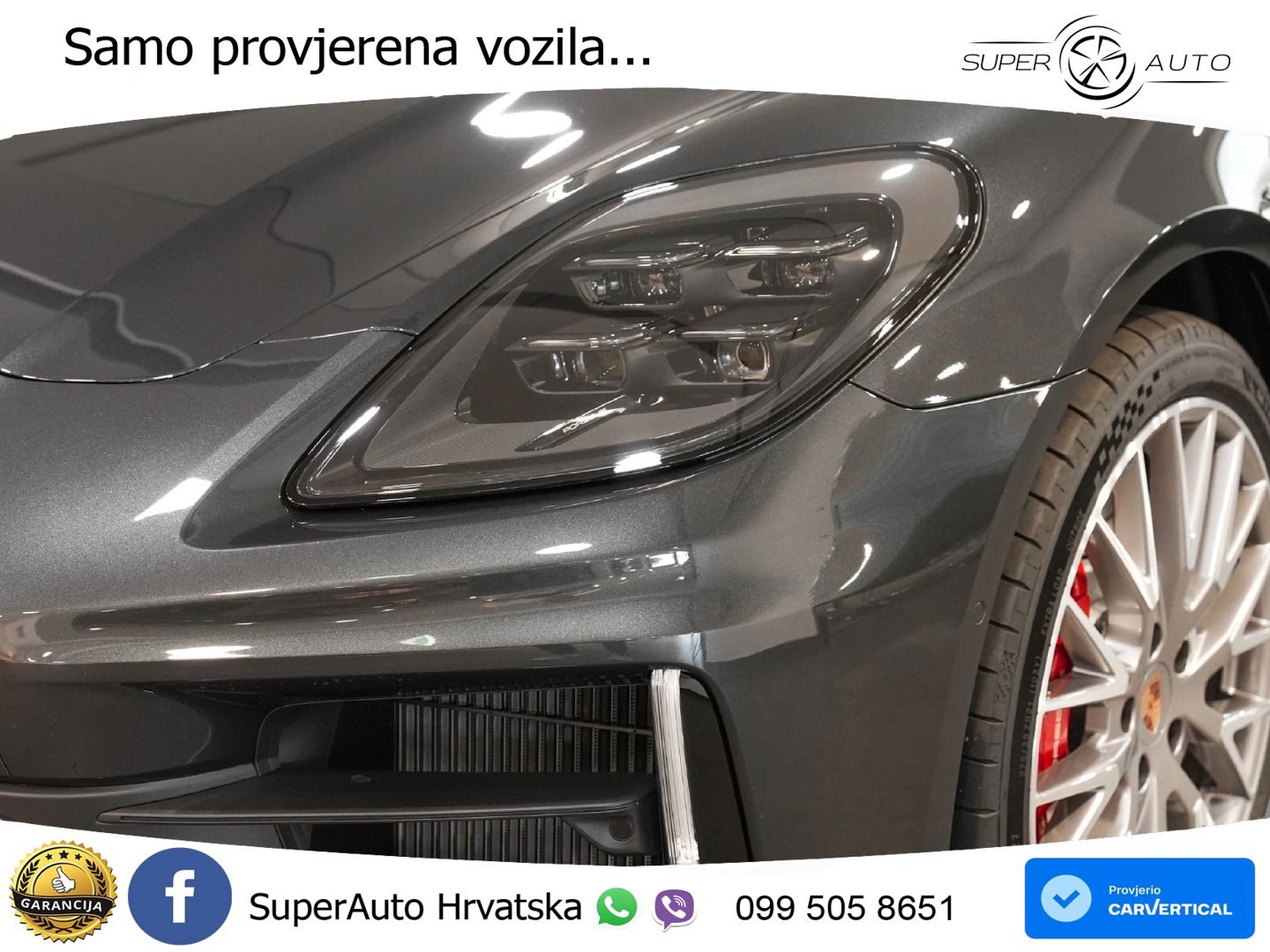 Porsche Panamera 4S 2.9 V6 (544 KS) E-Hybrid PDK ZRAČNI+ACC+GR SJED+KAM+PANO