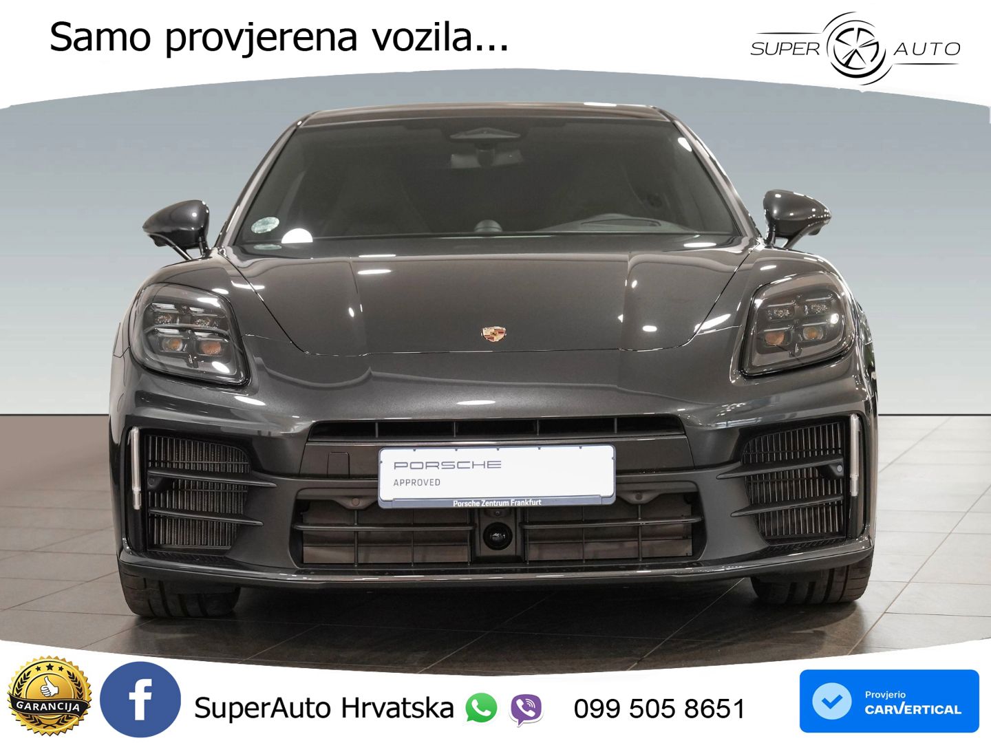 Porsche Panamera 4S 2.9 V6 (544 KS) E-Hybrid PDK ZRAČNI+ACC+GR SJED+KAM+PANO