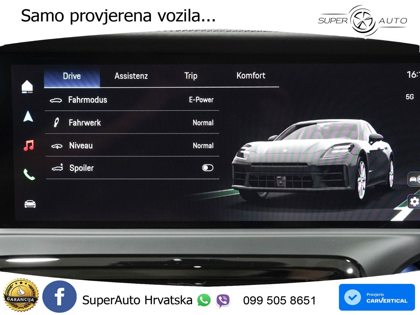 Porsche Panamera 4S 2.9 V6 (544 KS) E-Hybrid PDK ZRAČNI+ACC+GR SJED+KAM+PANO