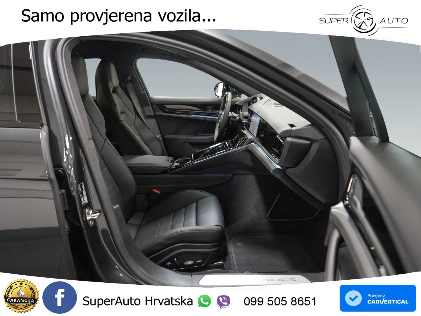 Porsche Panamera 4S 2.9 V6 (544 KS) E-Hybrid PDK ZRAČNI+ACC+GR SJED+KAM+PANO