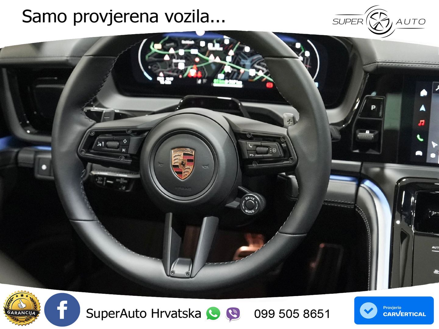 Porsche Panamera 4S 2.9 V6 (544 KS) E-Hybrid PDK ZRAČNI+ACC+GR SJED+KAM+PANO