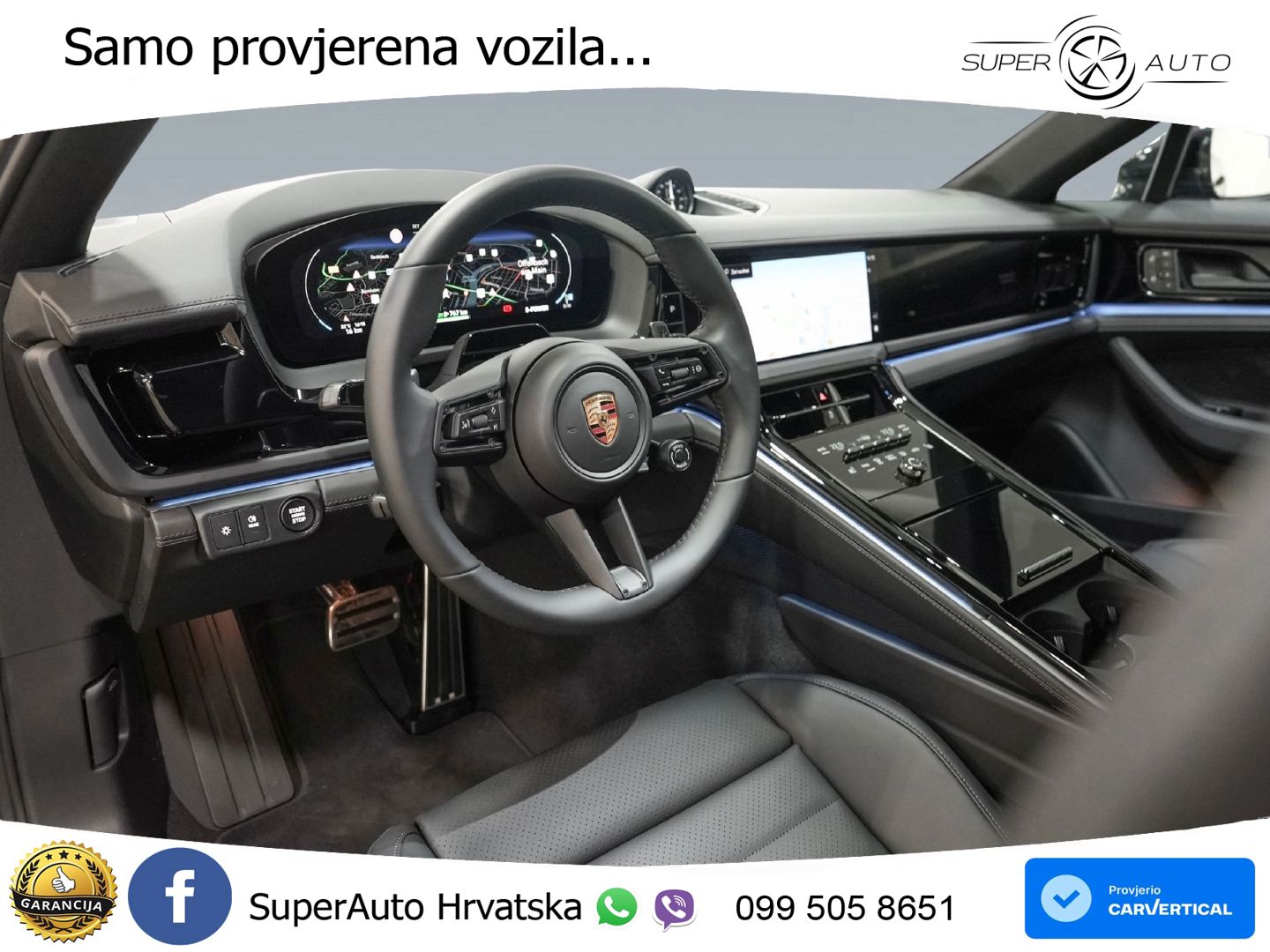 Porsche Panamera 4S 2.9 V6 (544 KS) E-Hybrid PDK ZRAČNI+ACC+GR SJED+KAM+PANO