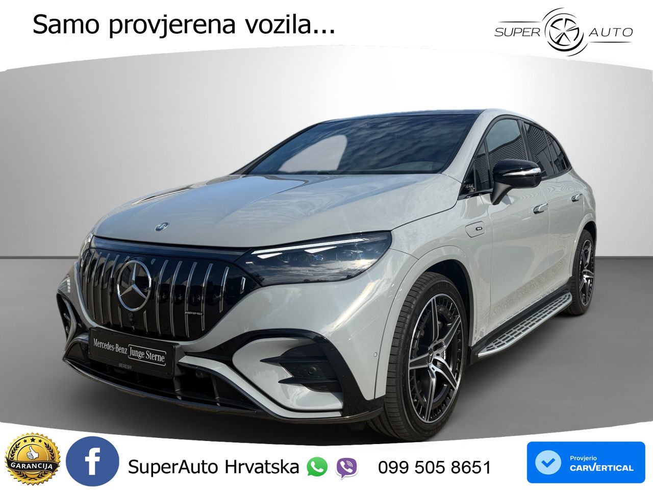 Mercedes EQE SUV AMG 43 100 kWh (476 KS) 4MATIC ACC+GR SJED+360+PANO