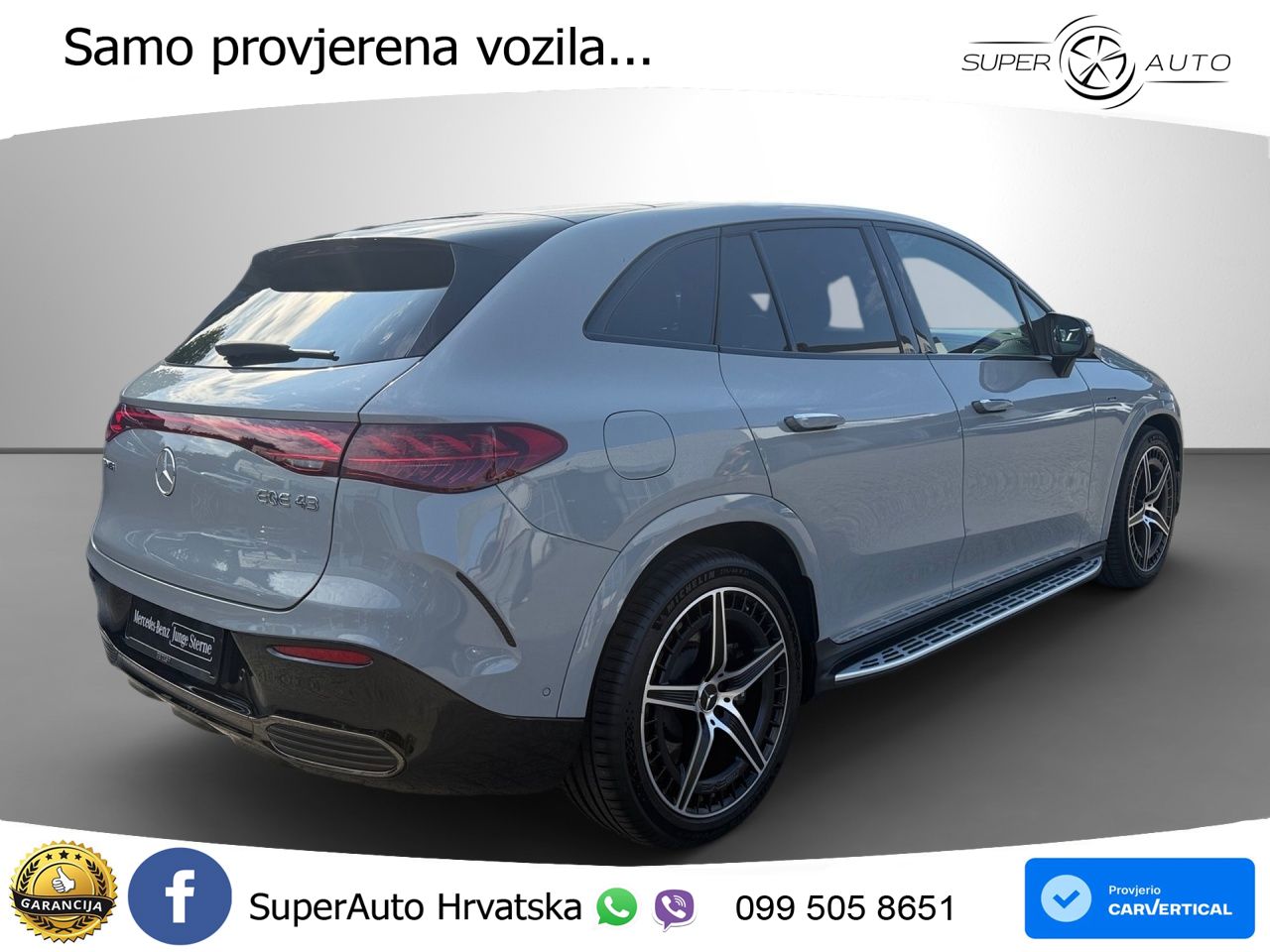 Mercedes EQE SUV AMG 43 100 kWh (476 KS) 4MATIC ACC+GR SJED+360+PANO