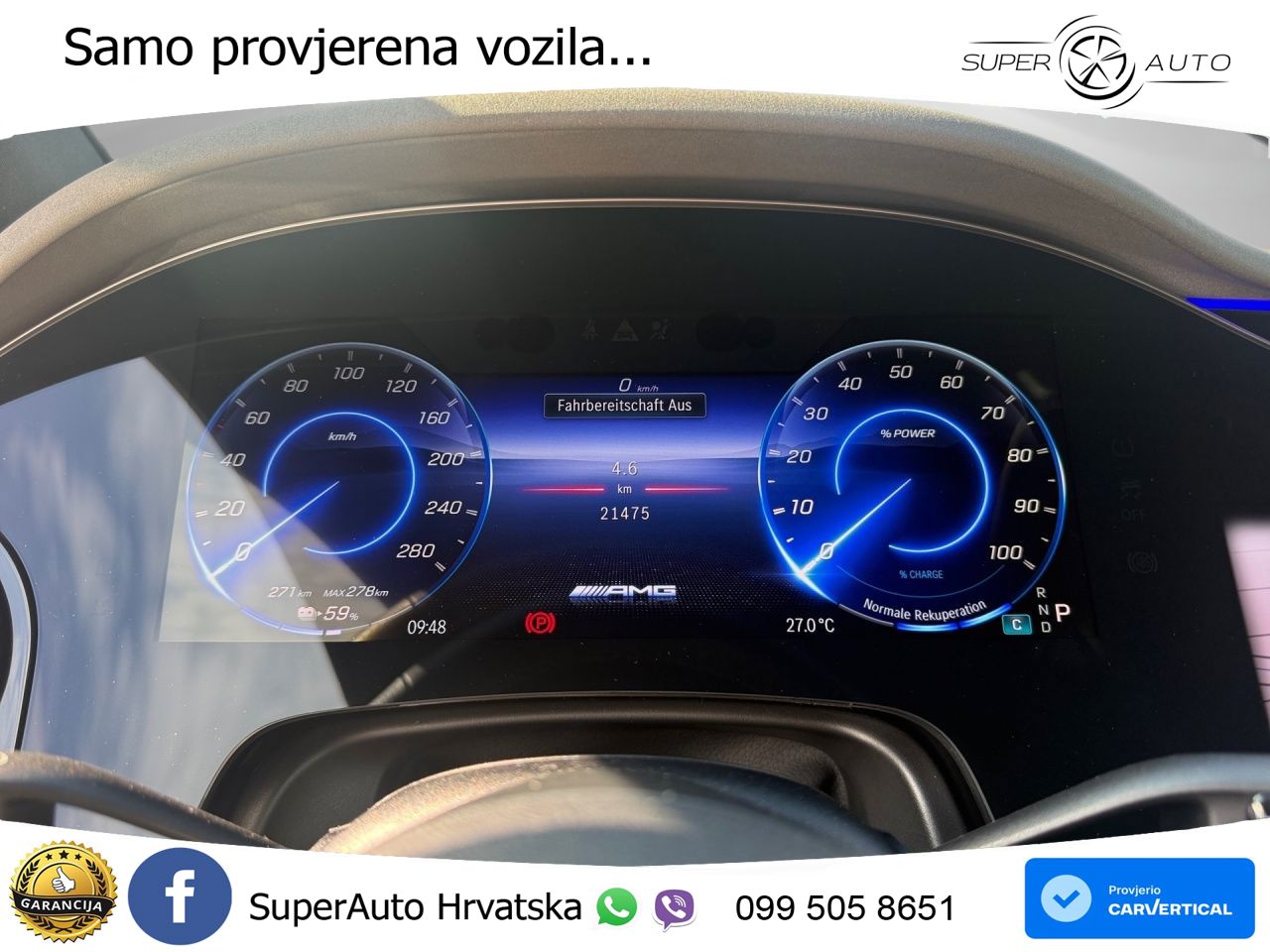 Mercedes EQE SUV AMG 43 100 kWh (476 KS) 4MATIC ACC+GR SJED+360+PANO