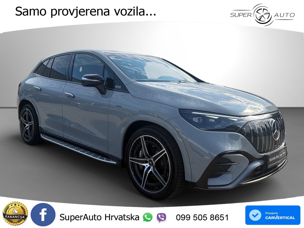Mercedes EQE SUV AMG 43 100 kWh (476 KS) 4MATIC ACC+GR SJED+360+PANO