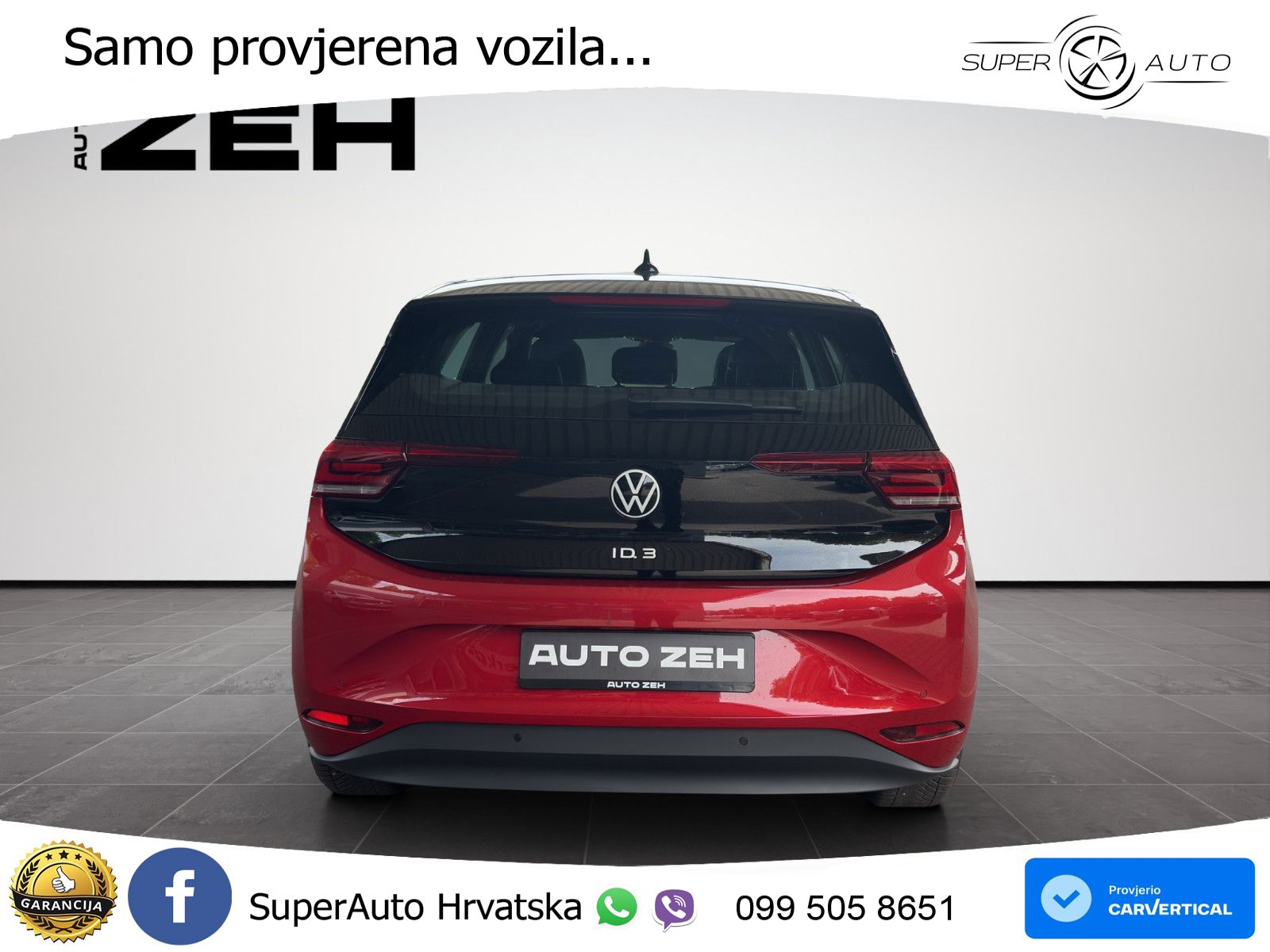 Volkswagen ID.3 Pro 62 kWh (204 KS) LED+GR SJED+ACC