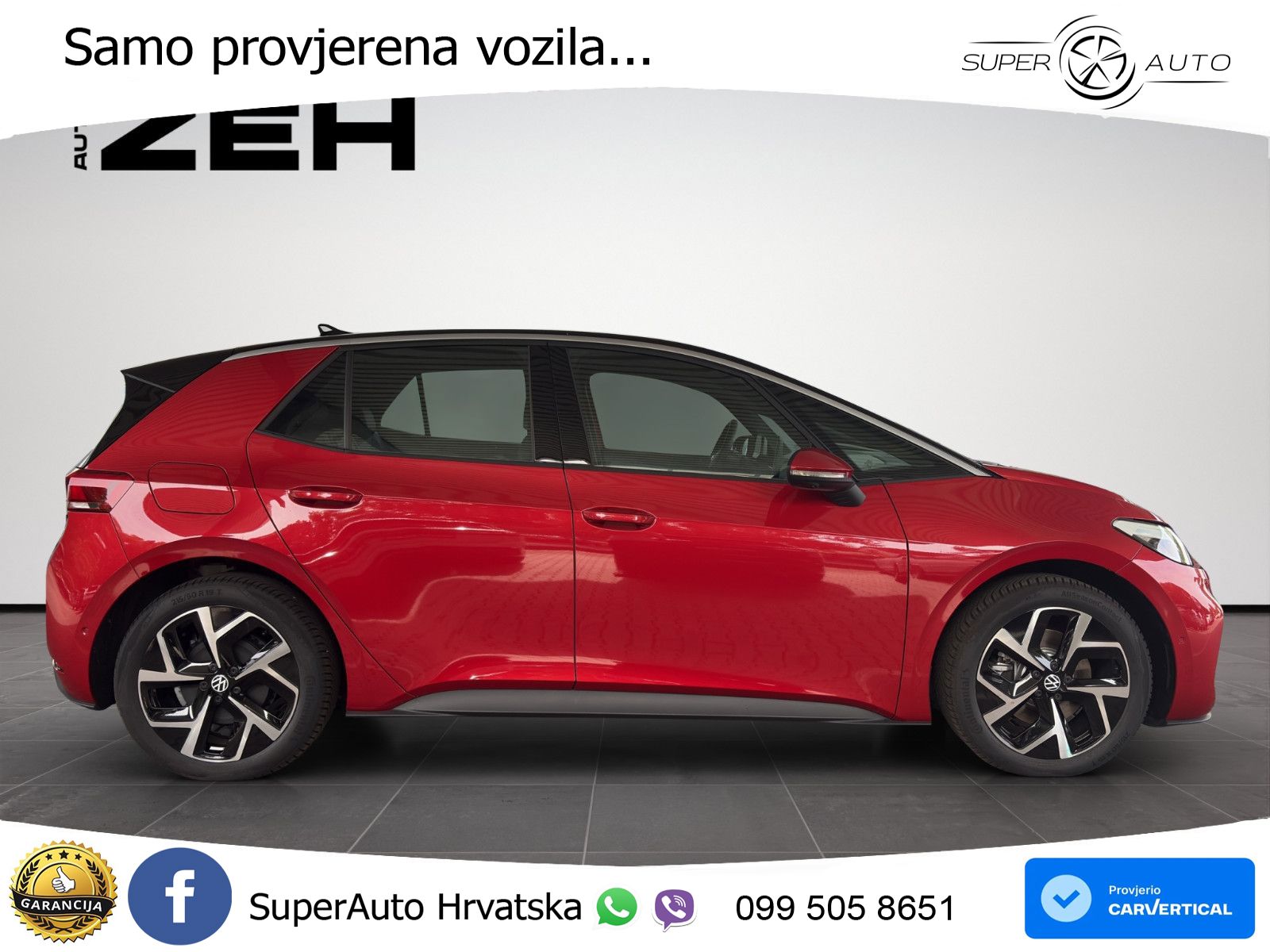 Volkswagen ID.3 Pro 62 kWh (204 KS) LED+GR SJED+ACC