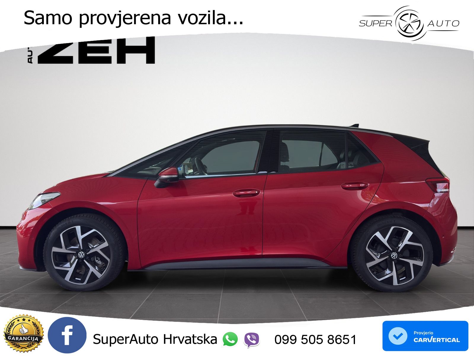 Volkswagen ID.3 Pro 62 kWh (204 KS) LED+GR SJED+ACC