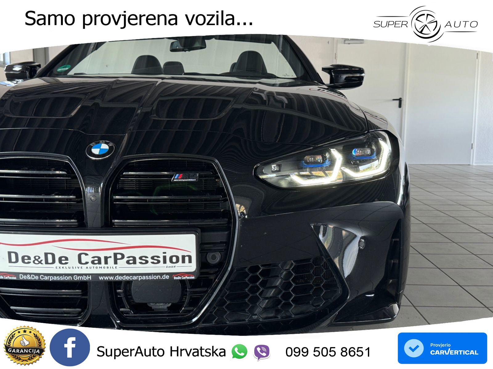 BMW M4 Convertible Competition 3.0 (510 KS) xDrive Steptronic LED+GR SJED+ACC
