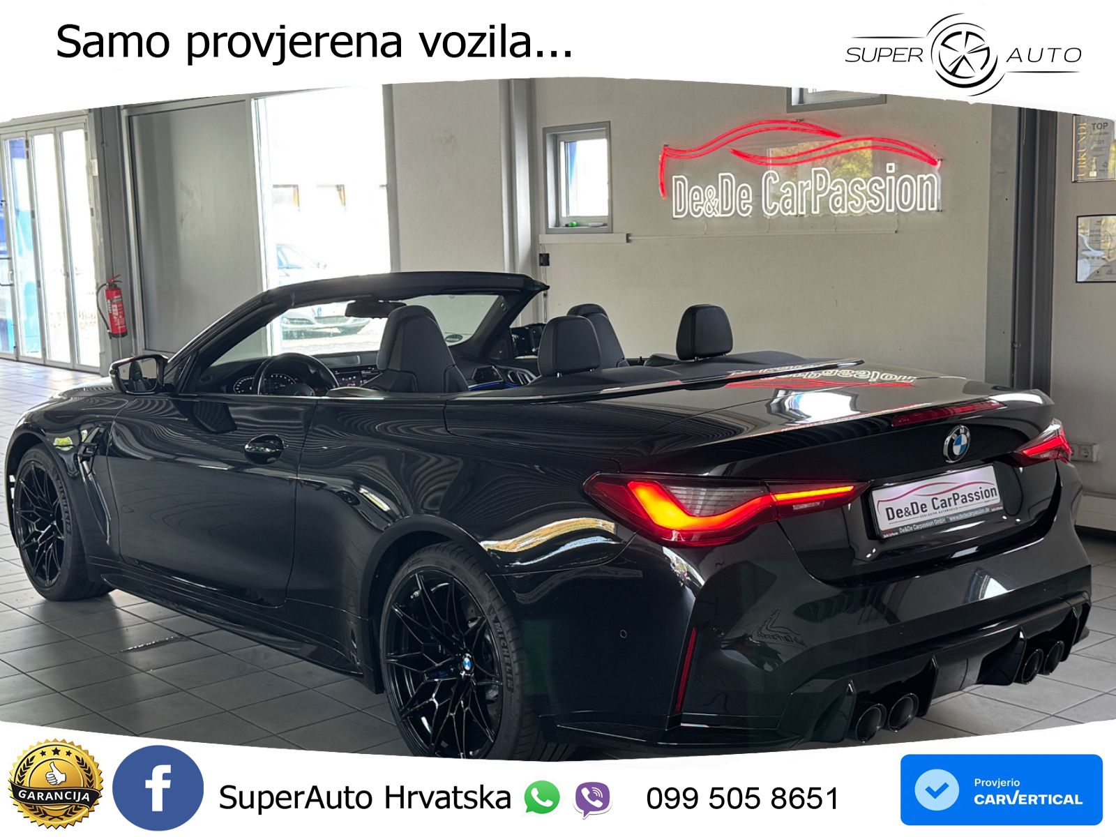 BMW M4 Convertible Competition 3.0 (510 KS) xDrive Steptronic LED+GR SJED+ACC