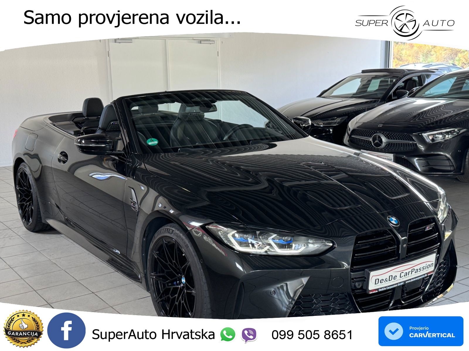 BMW M4 Convertible Competition 3.0 (510 KS) xDrive Steptronic LED+GR SJED+ACC