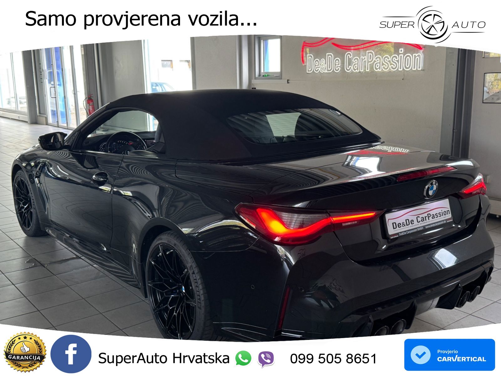 BMW M4 Convertible Competition 3.0 (510 KS) xDrive Steptronic LED+GR SJED+ACC