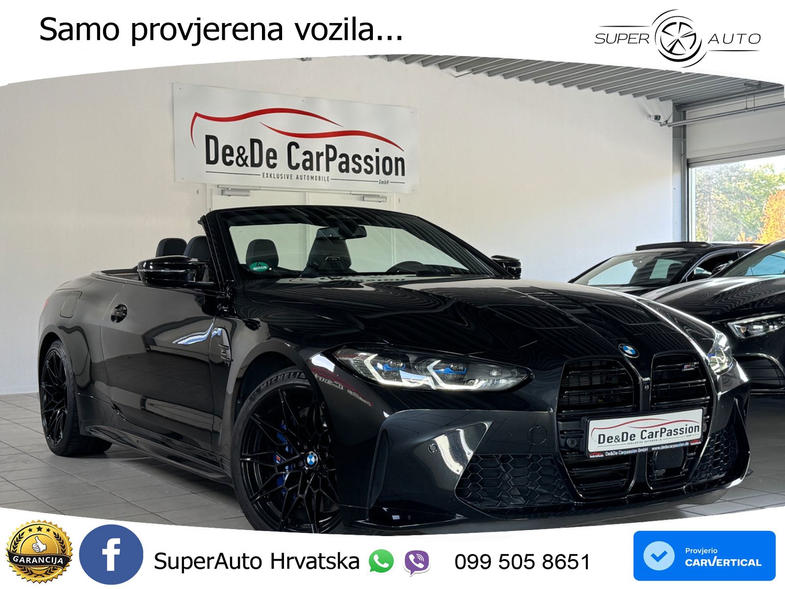 BMW M4 Convertible Competition 3.0 (510 KS) xDrive Steptronic LED+GR SJED+ACC