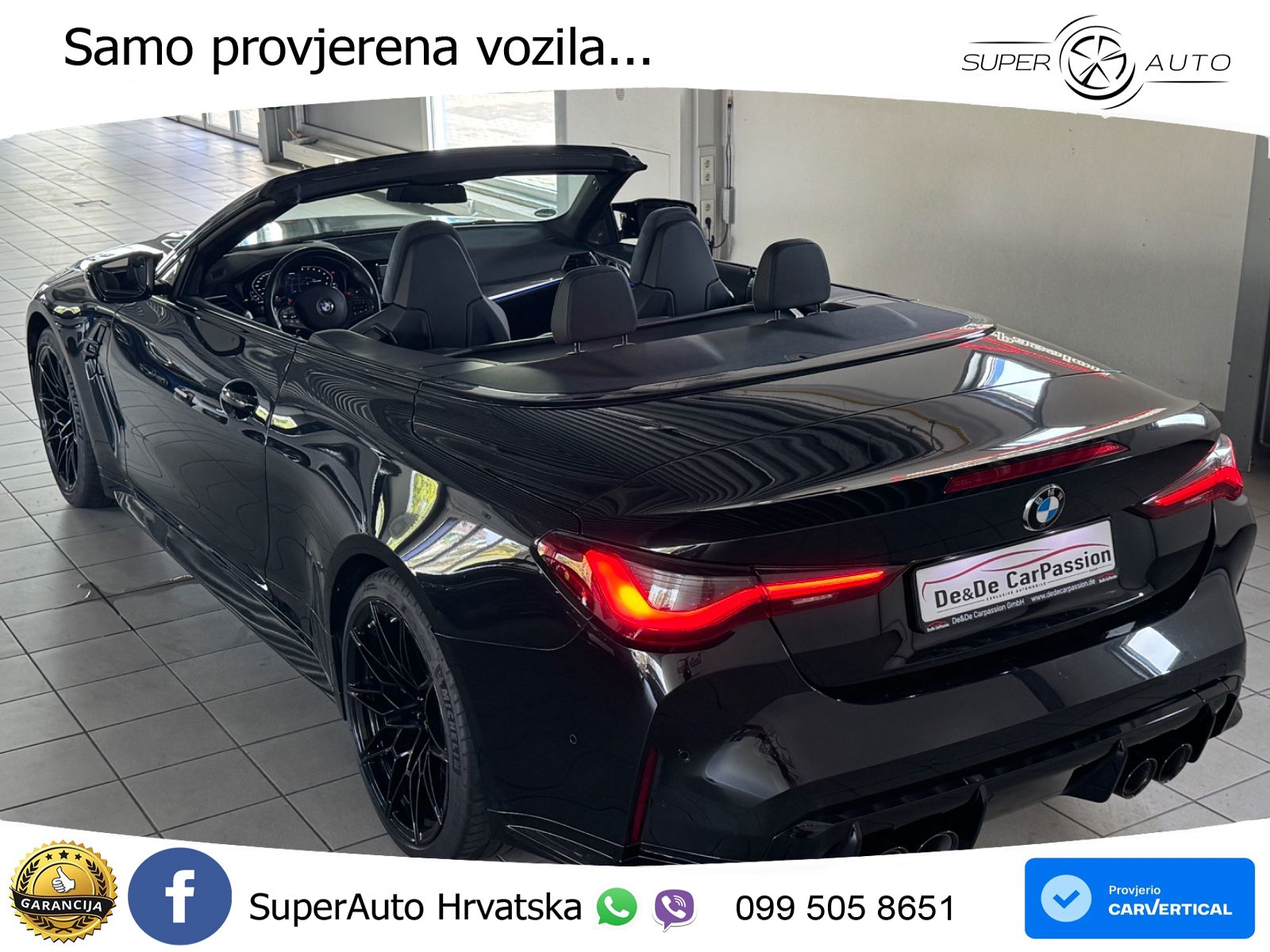 BMW M4 Convertible Competition 3.0 (510 KS) xDrive Steptronic LED+GR SJED+ACC