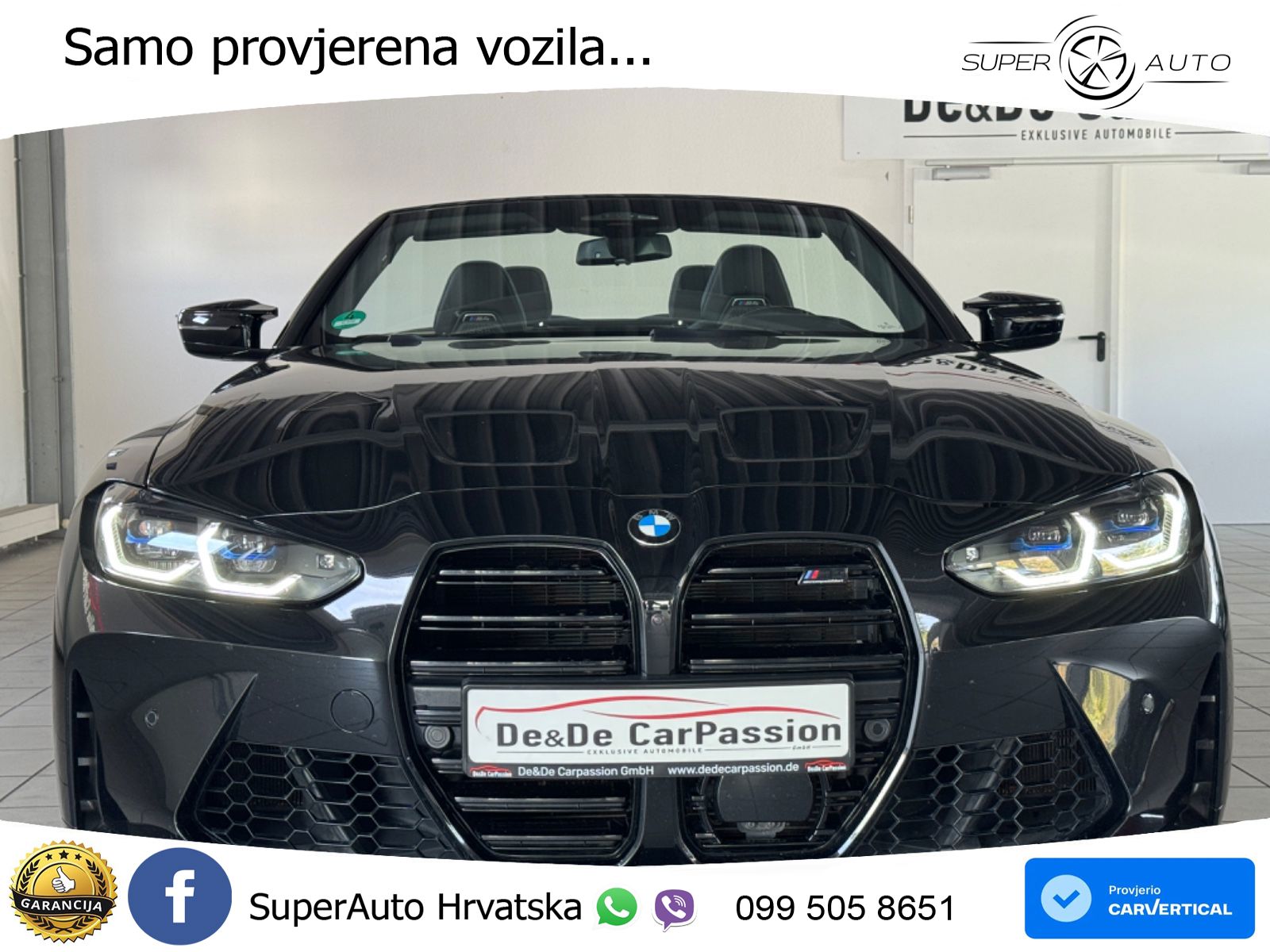 BMW M4 Convertible Competition 3.0 (510 KS) xDrive Steptronic LED+GR SJED+ACC