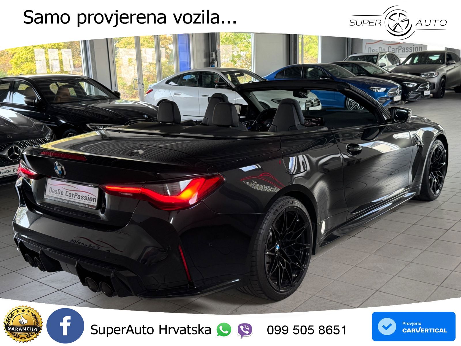 BMW M4 Convertible Competition 3.0 (510 KS) xDrive Steptronic LED+GR SJED+ACC