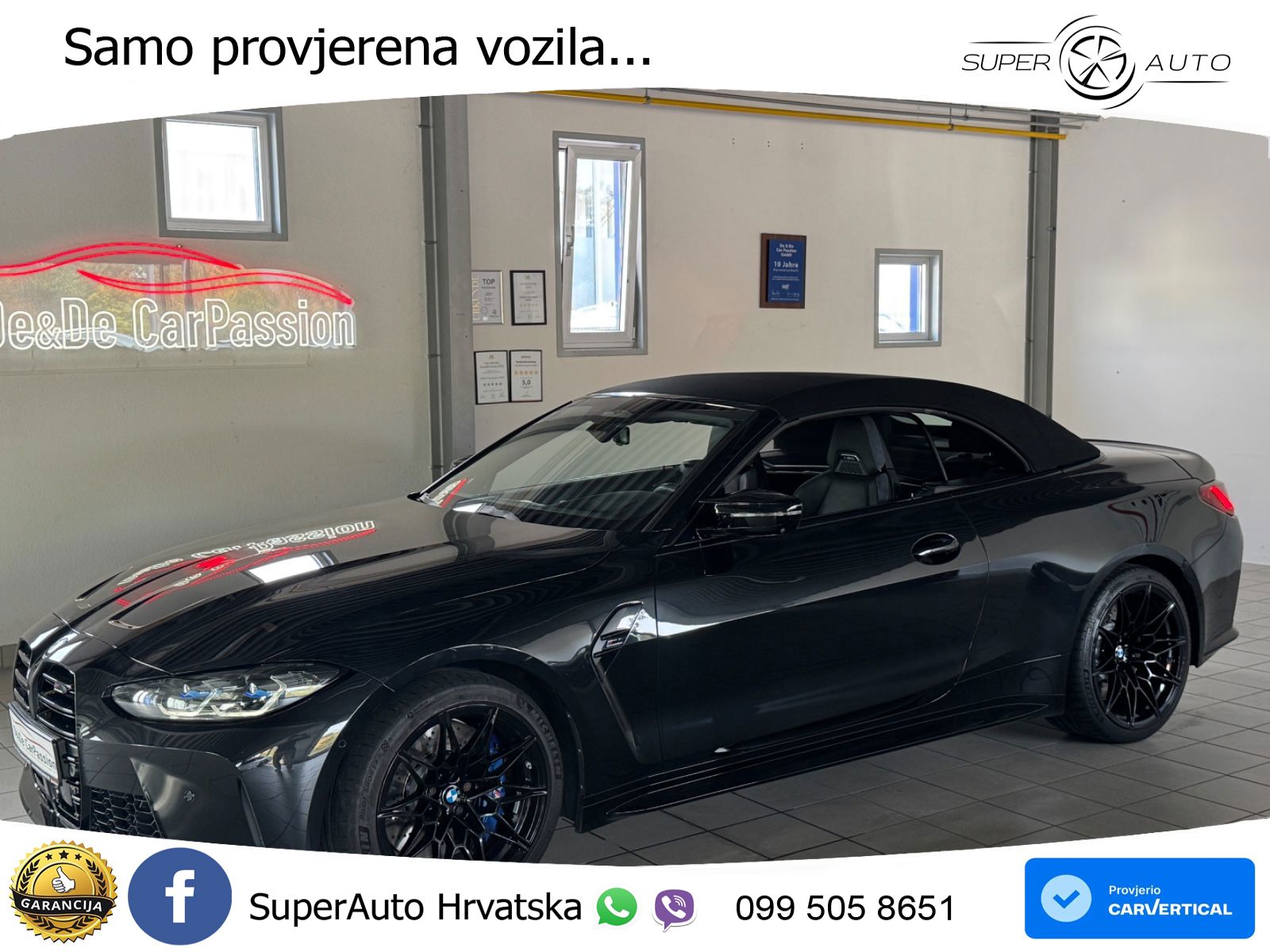 BMW M4 Convertible Competition 3.0 (510 KS) xDrive Steptronic LED+GR SJED+ACC