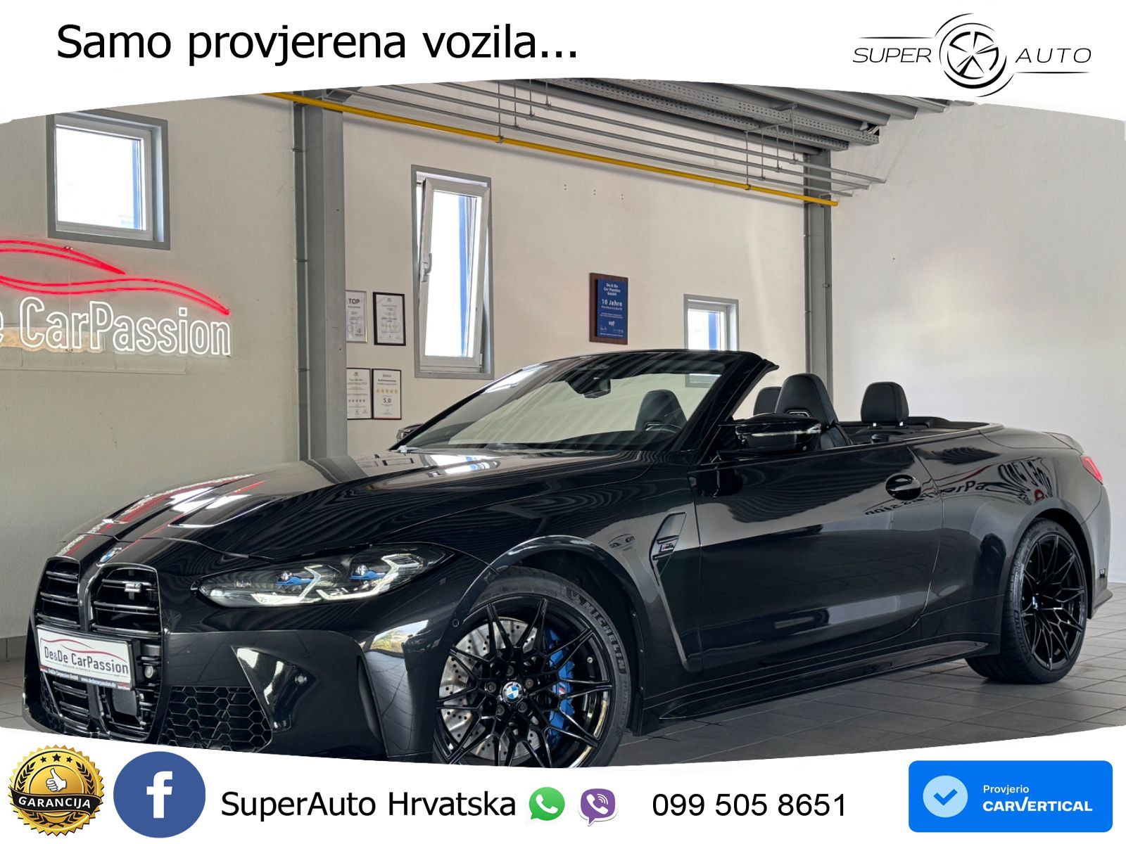 BMW M4 Convertible Competition 3.0 (510 KS) xDrive Steptronic LED+GR SJED+ACC