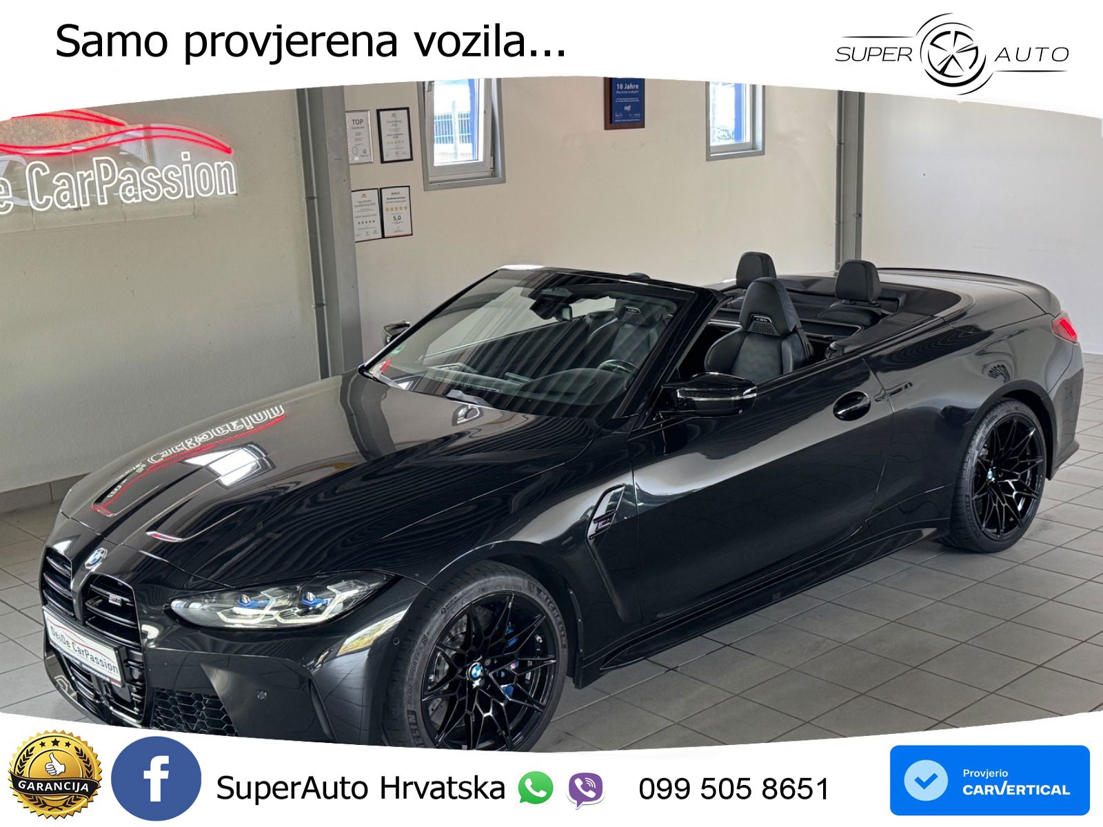 BMW M4 Convertible Competition 3.0 (510 KS) xDrive Steptronic LED+GR SJED+ACC