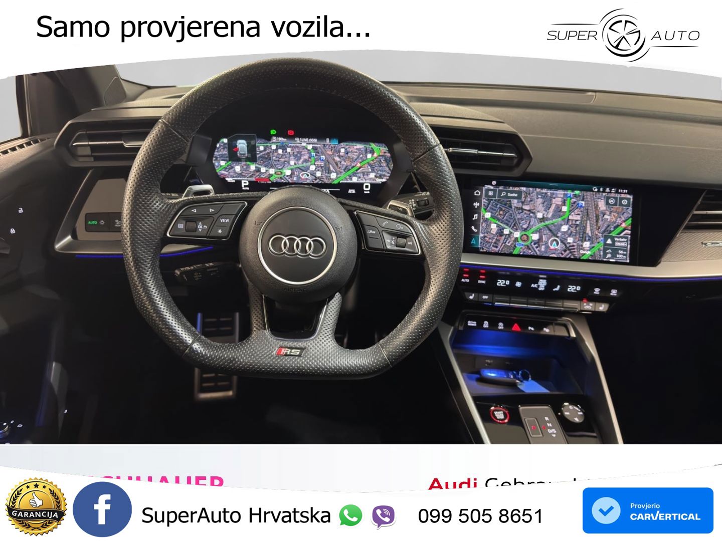 Audi RS3 Sportback 2.5 TFSI (400 KS) quattro S tronic LED+GR SJED+ACC