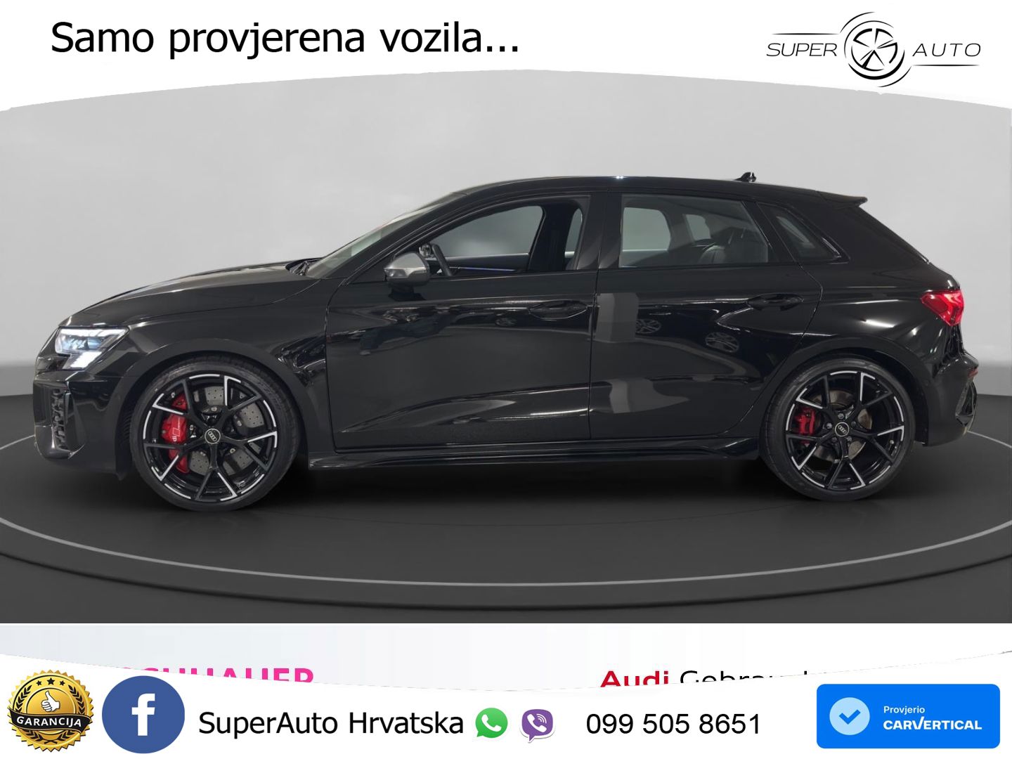 Audi RS3 Sportback 2.5 TFSI (400 KS) quattro S tronic LED+GR SJED+ACC