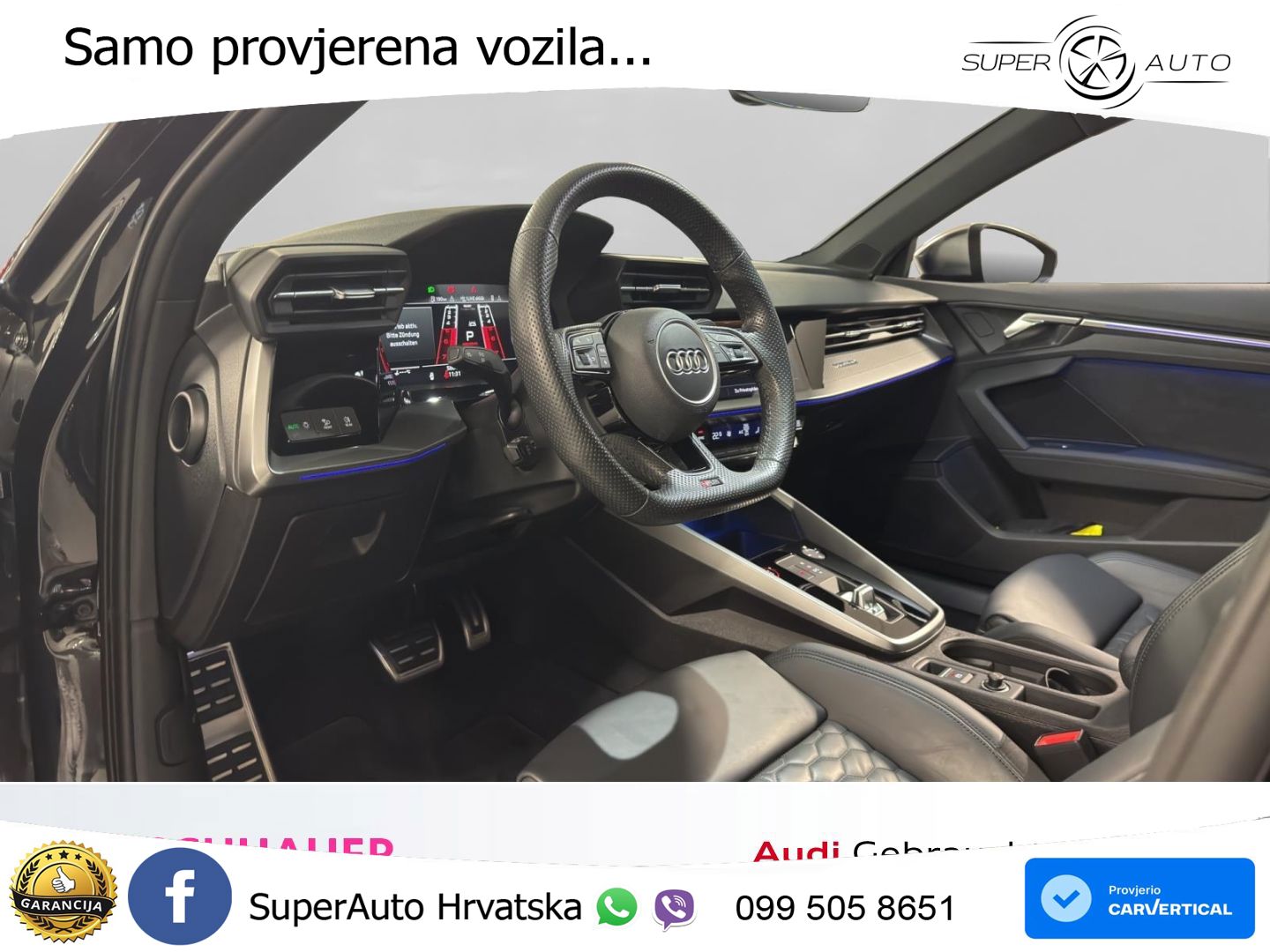 Audi RS3 Sportback 2.5 TFSI (400 KS) quattro S tronic LED+GR SJED+ACC
