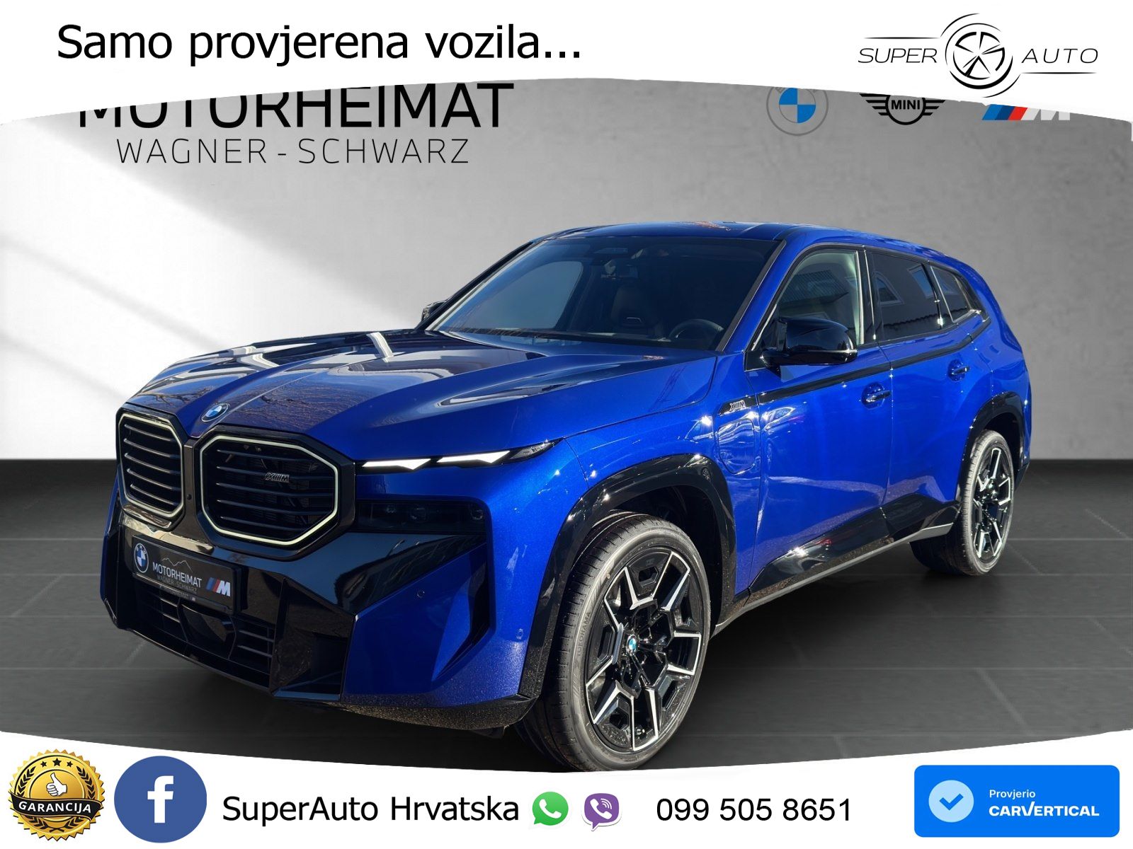 BMW XM 50e (476 KS) M xDrive M Steptronic LED+GR SJED+ACC