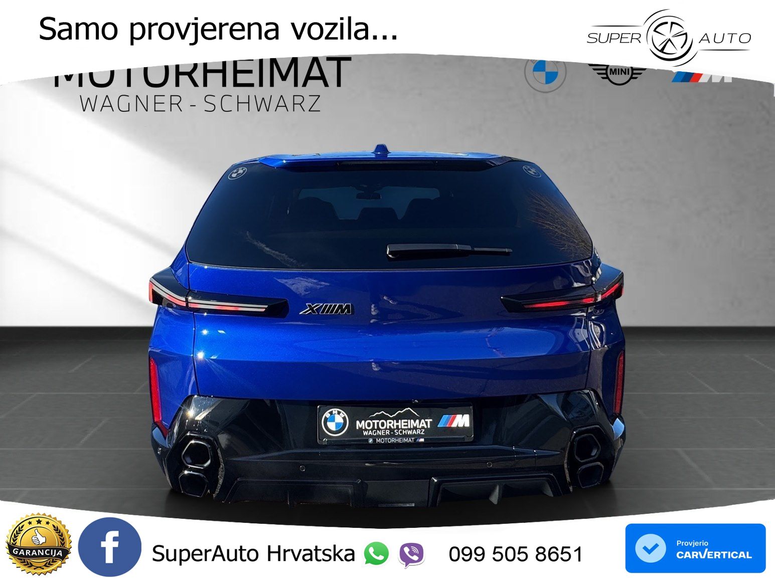 BMW XM 50e (476 KS) M xDrive M Steptronic LED+GR SJED+ACC