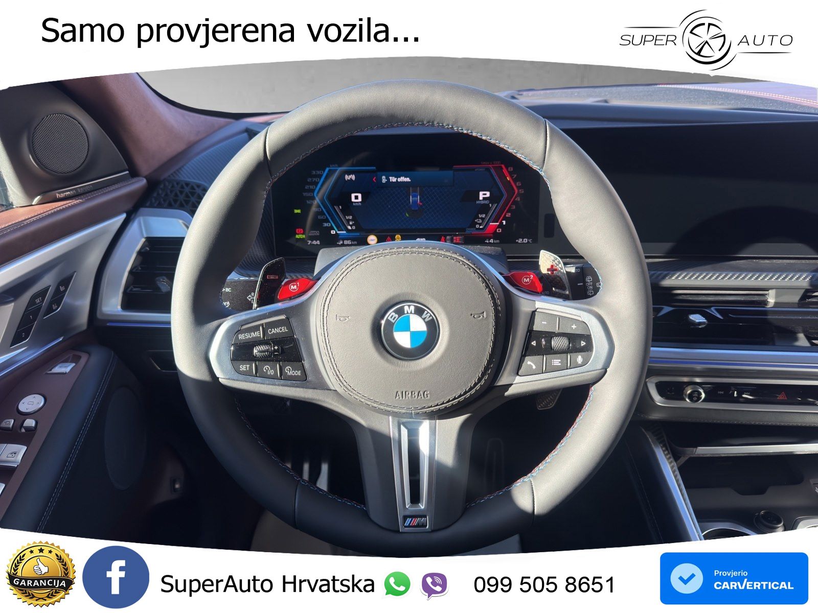 BMW XM 50e (476 KS) M xDrive M Steptronic LED+GR SJED+ACC