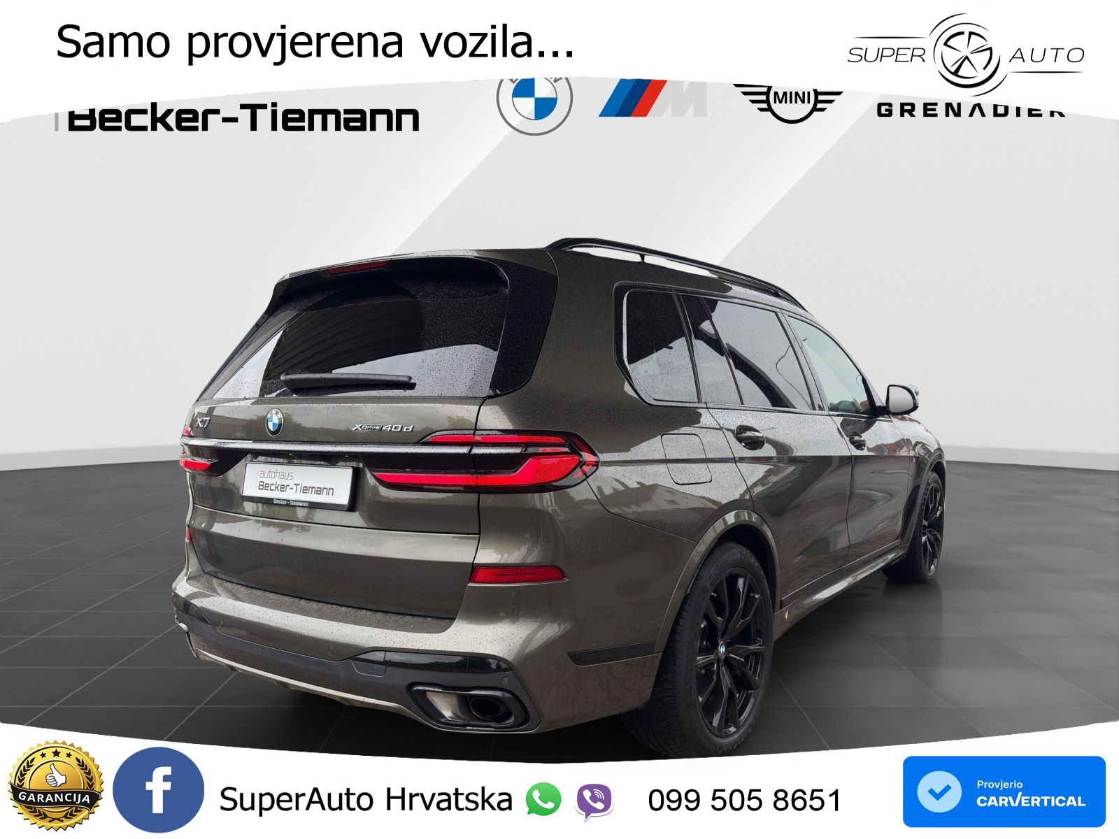 BMW X7 40d (352 KS) xDrive Steptronic M Sport LED+GR SJED+ACC
