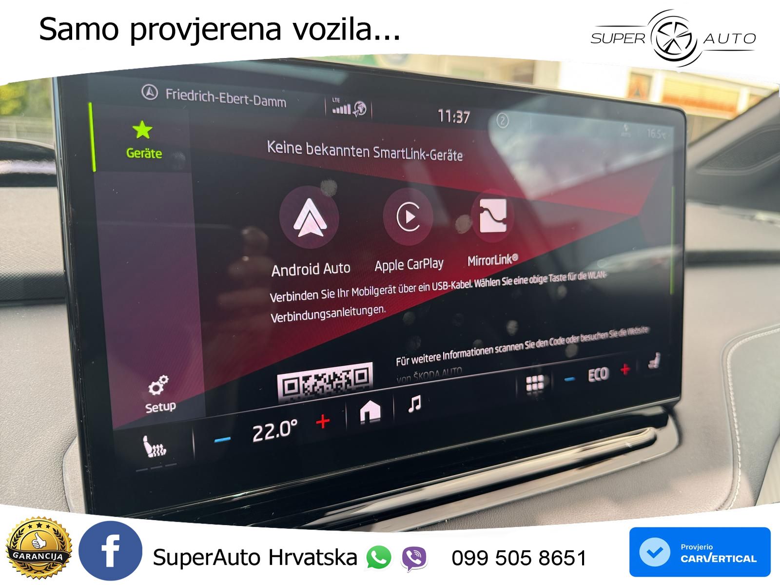 Škoda Enyaq iV 80x 82 kWh (265 KS) AWD SportLine LED+GR SJED+ACC