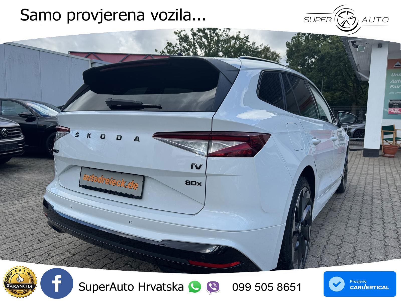 Škoda Enyaq iV 80x 82 kWh (265 KS) AWD SportLine LED+GR SJED+ACC