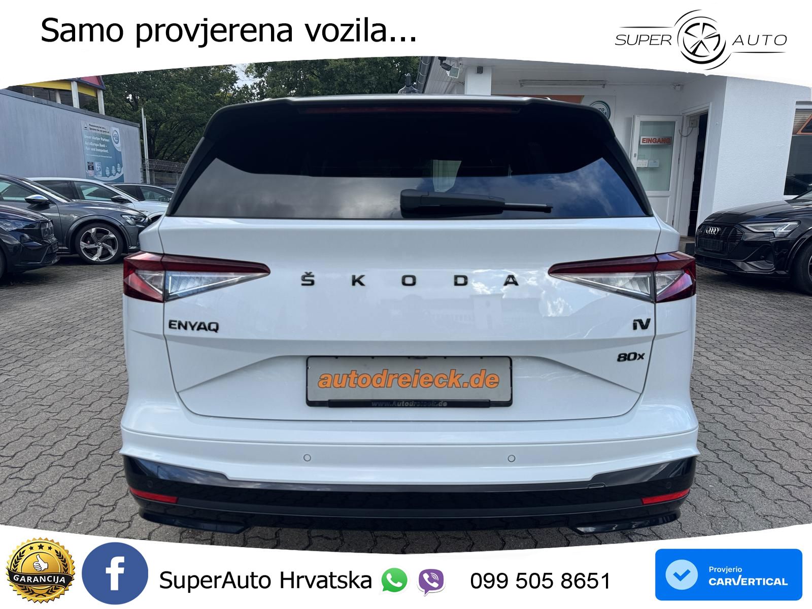 Škoda Enyaq iV 80x 82 kWh (265 KS) AWD SportLine LED+GR SJED+ACC
