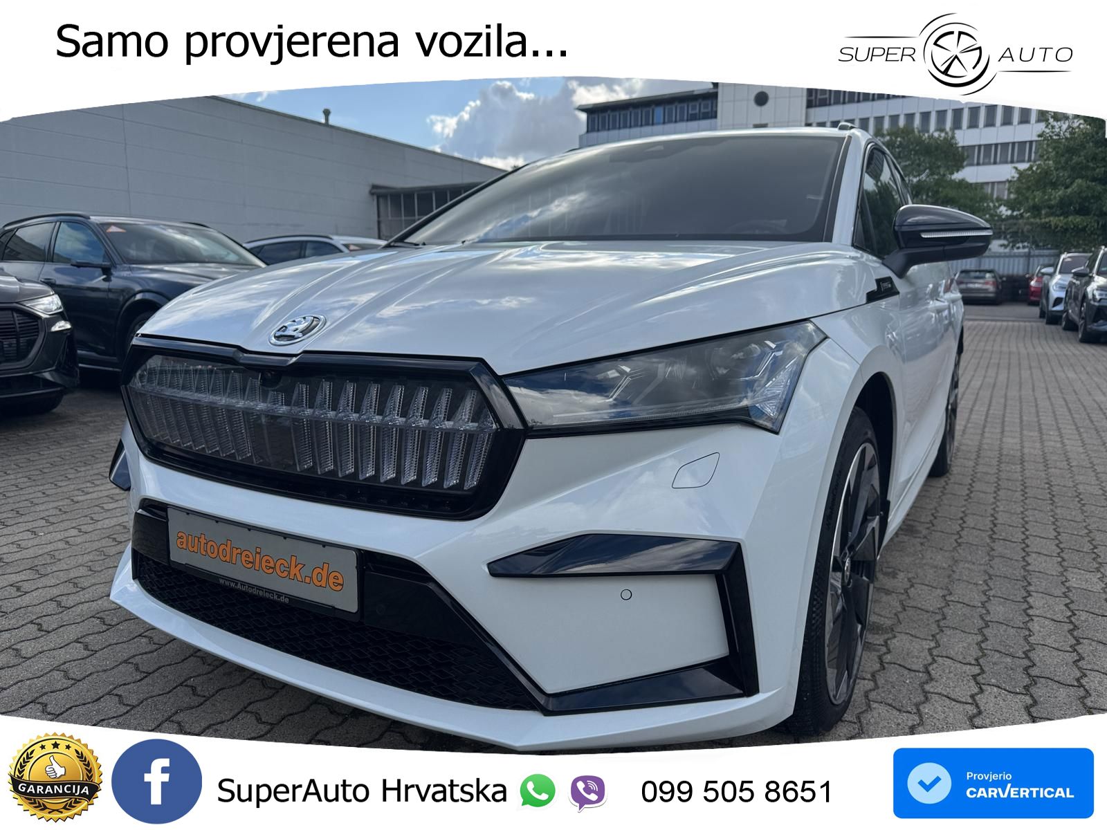 Škoda Enyaq iV 80x 82 kWh (265 KS) AWD SportLine LED+GR SJED+ACC